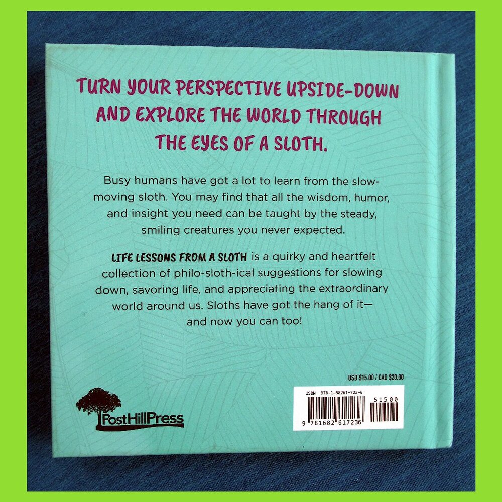 Book: Life Lessons from a Sloth, by Heneghan, Mills, & Sturgeon - Picture 13 of 13